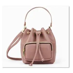 복조리백 버킷백 여성 토트백 파스텔 포켓 가방 핑크