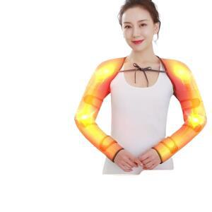 팔 찜질기 온열 검정색 블랙 패드 전기 회전근개 어깨패드