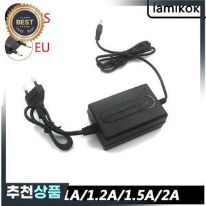 DC 24V 2A 전원 어댑터 안정화 코드 1A 1.2A 1.5A  충전기