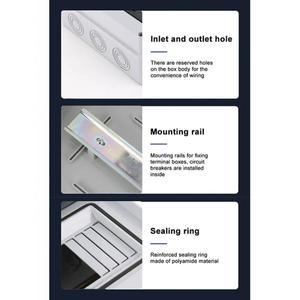 HT  정션 박스 2/3/5/8/12/15/18/24WAY PC 플라스틱 실외 전기 IP65 방수 배전함