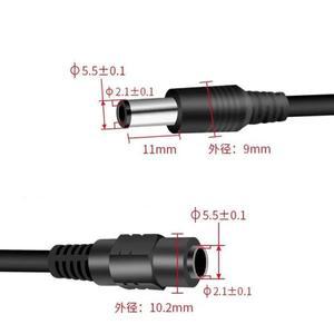 12V DC 전원 분배기 케이블 커넥터 암-수 어댑터 2 3 4 5 6/8 방향 5.5x2.1mm 40cm 길이