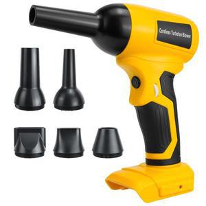 브러시리스 bldc 전기 터보 송풍기 제트 팬 130000 DEWALT 호환 20V 배터리용 RPM 가변 속도 휴대용 없음