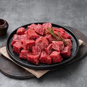 [죽향담소] 1등급 한우 국거리 세절 (350g*2팩) 700g