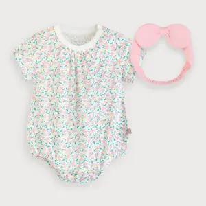 비올라인견메쉬반팔바디수트세트 [여름]