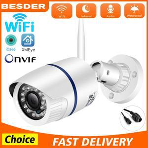 총알 WIFI IP 카메라  방수 H.265 보안 비디오 감시 CCTV 인간 모션 감지 XMEye/ICSEE APP