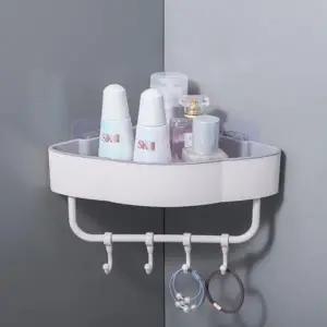 후크 걸이 코너 선반 욕실 수납함 수건걸이 화장실 수납장 정리대 벽걸이 진열대 무타공