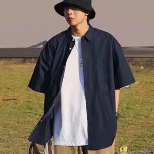 [다잇템]남녀공용 스트릿룩 커플템 오버핏 남방 셔츠