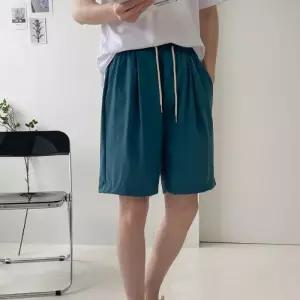 [옷자락]남자 쿨바지 하프 SS 버뮤다 쿨링 고무줄 숏팬츠