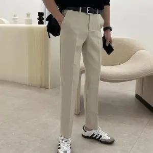 [다잇템]남자 링클프리 슬림 일자핏 세미정장 슬랙스