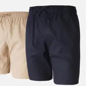 [다잇템]남성 고무줄 클래식 바캉스룩 코튼팬츠 반바지