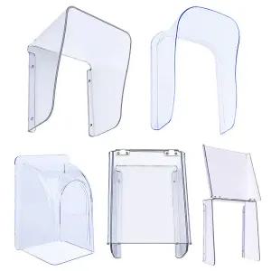 초인종 케이스 커버 덮개 현관 투명 빗물 인터폰 방수 야외