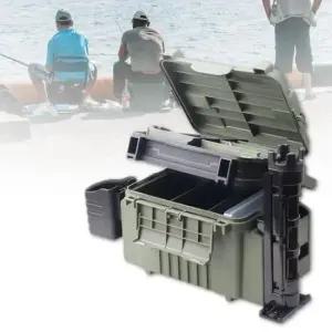 루어 멀티홀더 로드스탠드 포함 낚시 후크박스 31.5CM