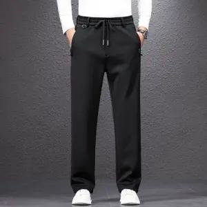 록쉬블몰 남사친 팬츠 면 실크 캐주얼 통 슬림핏 허리밴딩 봄가을 HO3