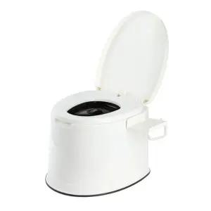 실내용 변기 안전 이동식 간이 경량 캠핑용 플라스틱