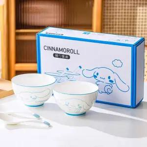 [에이치플러스몰]산리오 시나모롤 도자기 수저 선물세트