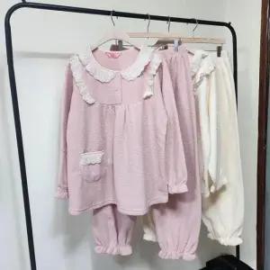 밍크수면잠옷세트 국산 여성 밍크 수면잠옷 세트