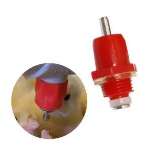 반자동 닭 급수 니플 병아리 일자형 물통 사육장 조류 새 급식기 수직 급수기 물그릇