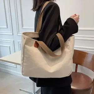 캔버스 마그네틱 캔버스 숄더백