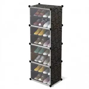 ( )큐브 신발장 조립식 현관 신발정리대 보관함 1열8단_24983484