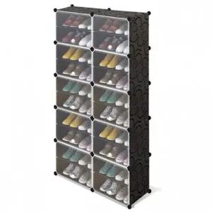 ( )큐브 신발장 조립식 현관 신발정리대 보관함 2열10단_24983518