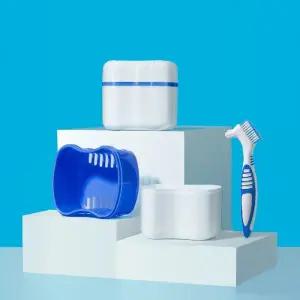 [에스에스_63]유지장치 세척 솔 통 보관함 틀니통 케이스