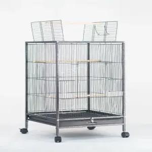 새장 스테인리스 날림장 새키우기 아크릴 블랙 앵무새