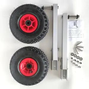 딩기돌이 고무보트 트레일러 모델 보트 바퀴 C2-A 운반 카약 뒷딩기 트롤리