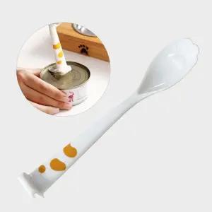 고양이스푼 고양이 겸용 스푼 캔오프너 고양이스푼 캔따개 통조림오프너