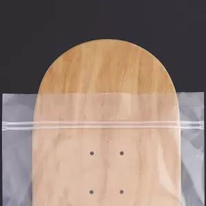 신규 20개 PCS 스케이트보드 가방 - 무산 프리미엄 리클로저블 리셀링 재사용 가능 보호 이중 지퍼 씰 폴리