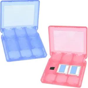 CamKix 2x 게임 케이스 닌텐도 3DS와 호환 - 최대 44개의 4개의 SD 카드 마이크로 SD/TF 및 스타일러스 펜