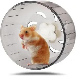 조이잔 햄스터 운동 휠 마우스 조용한 러닝 스피너 미니 펫 작은 기니피그 장난감 음소거 마운트 케이지