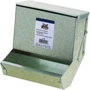 뚜껑이 있는 리틀 자이언트 스틸 소형 동물 사료 - 펫 로지 상자 며칠 분량의 보관 토끼 페럿 및 기타 적합