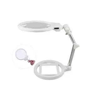 LED조명 돋보기 스탠드 2관절 확대경 독서