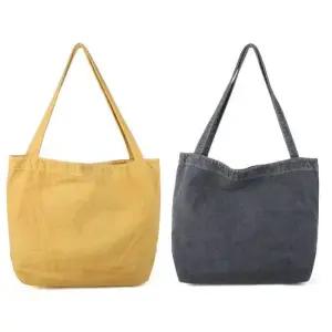 대학생 책가방 에코 숄더백 큰사이즈 캔버스 어깨가방