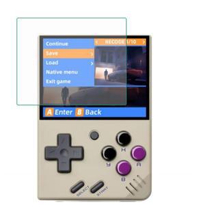 MIYOO MI V2 레트로 휴대용 게임 콘솔 보호 액세서리, 하드 강화 유리 필름 화면 커버