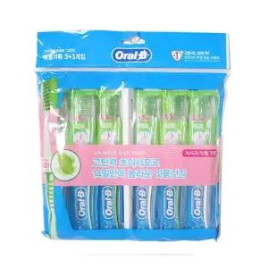 [RIZPICK]오랄비 고탄력 초미세모칫솔 3+3P