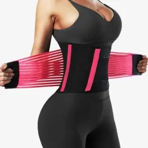 허리보호대 운동 복부 땀 패드 S