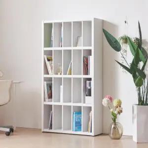 아트박스/인터데코 촘촘한 칸막이 책장 수납장 84cm P00000ST