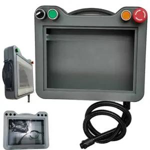 붐 터치 스크린 7인치 상자 휴대용 생산라인 설치 쉘