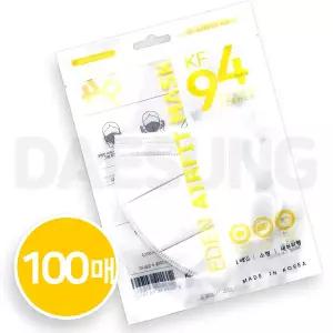 이든 에어핏 KF94 보건용 마스크 황사 새부리형 어린이 일회용 국산 소형 화이트 100매