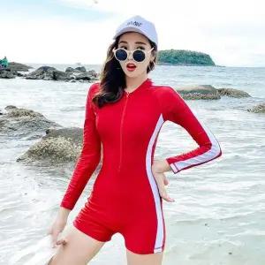 (128000246)긴팔 일체형 슈트타입 수형복 여아나시실 유아실내복