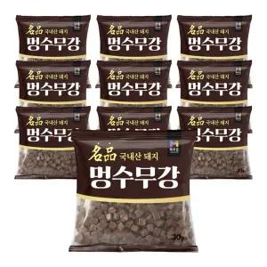 [목우촌 펫][여행용]목우촌 멍수무강 돼지고기 기능성 소프트 사료 30g*10팩