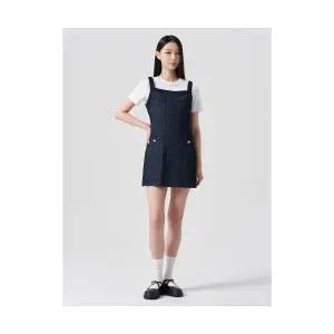 에잇세컨즈 8SECONDS 트위드 레이어드 미니원피스 네이비 114371DY2R 1725815