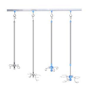 병동 거치대 이동식 홀더 스테인레스 궤도를 링거 천장 레일 걸이 스탠드 병원 수액걸이