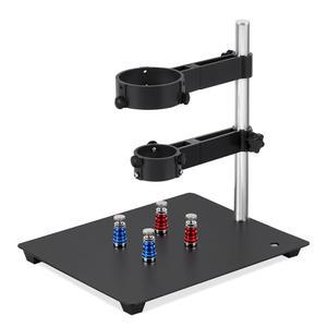 콘플라이 핫 에어 건 홀더, 유연한 마그네틱 칼럼 4개, PCB 회로 기판 재작업 납땜용 히트 핸드피스 클램프