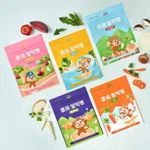 푸드케어 클레 쌀떡뻥 5종 아기 간식 30g, 10봉