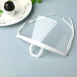 조리용 음식점 주방 투명 플라스틱 10개 마스크 위생