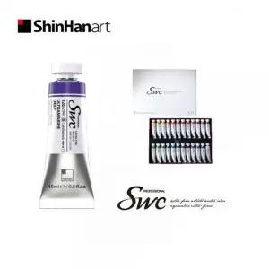 신한 swc 수채화물감 15ml 24색