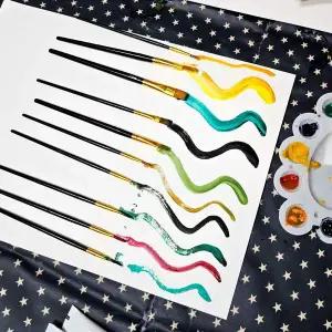 수채화 10종 미술용 미술 세트 미술 붓 붓 붓 미술재료 미술붓