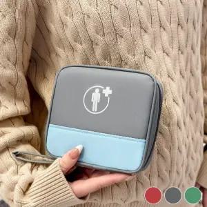 휴대용 구급함 케이스 파우치 소형 구급상자 약통통 미니 비상 다용도 구급약 구급 약품